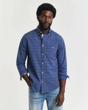 Load image into Gallery viewer, Gant Check Poplin Shirt College Blue
