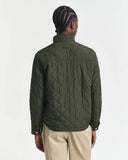 Gant Quilted Jacket Green Lagoon