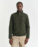 Gant Quilted Jacket Green Lagoon