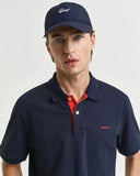 Gant Contrast Collar Polo Evening Blue