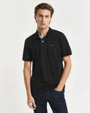 Gant Contrast Collar Polo Black
