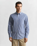Gant Poplin Stripe Shirt College Blue