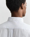 Gant Poplin Stripe Shirt Light Blue
