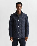 Gant Quilted Jacket Evening Blue