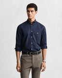 Gant Poplin Shirt Navy Marine