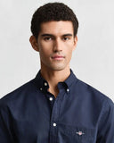 Gant Poplin Shirt Navy Marine