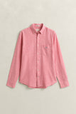 Gant Linen Long Sleeve Shirt Pink