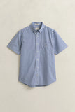 Gant Poplin Stripe Shirt Evening Blue