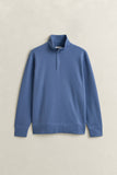 Gant Sacker Half Zip Faded Denim