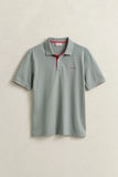 Gant Contrast Collar Polo Grey