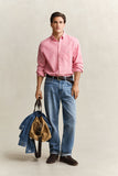 Gant Linen Long Sleeve Shirt Pink