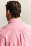 Gant Linen Long Sleeve Shirt Pink