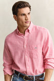 Gant Linen Long Sleeve Shirt Pink