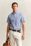 Gant Poplin Stripe Shirt Evening Blue