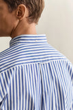 Gant Poplin Stripe Shirt Evening Blue