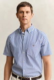 Gant Poplin Stripe Shirt Evening Blue