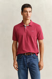 Gant Contrast Collar Polo Rose Red