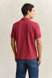 Gant Contrast Collar Polo Rose Red