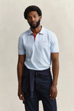 Gant Contrast Collar Polo Fresh Blue