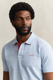 Gant Contrast Collar Polo Fresh Blue