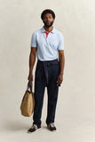 Gant Contrast Collar Polo Fresh Blue