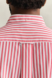 Gant Poplin Stripe Shirt Bubblegum Red