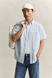 Gant Poplin Stripe Shirt Sky Blue