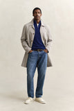 Gant Micro Waffle Half Zip Rich Navy