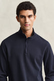 Gant Sacker Half Zip Evening Blue