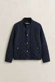 Gant Quilted Jacket Evening Blue