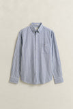 Gant Regular Oxford Stripe Shirt College Blue