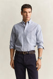 Gant Regular Oxford Stripe Shirt College Blue