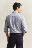 Gant Regular Oxford Stripe Shirt College Blue
