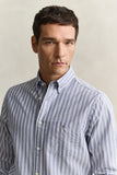 Gant Regular Oxford Stripe Shirt College Blue