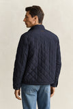 Gant Quilted Jacket Evening Blue