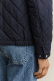 Gant Quilted Jacket Evening Blue