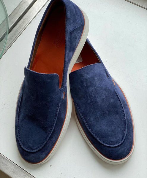 Lloyd Hunter Suede Loafer Dark Blue