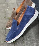 Lloyd Hunter Suede Loafer Dark Blue