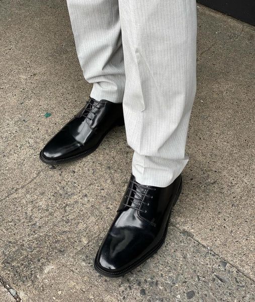 Base London Patent Shoe Black