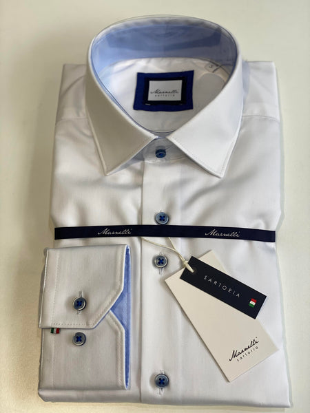 Marnelli Twill HBD Shirt White
