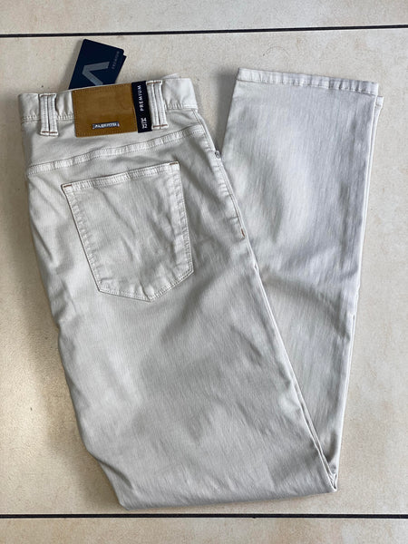 Alberto Pipe Denim Jean Beige