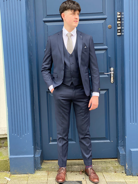 Remus Uomo Luca 3pc Suit Navy
