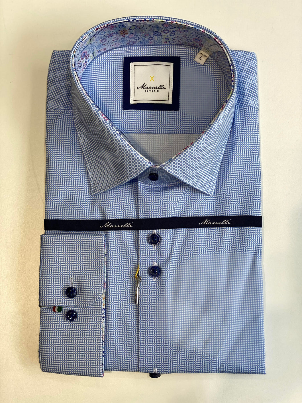 A03 Joe/079             Print Blue