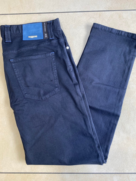 Alberto Pipe Denim Jean Navy