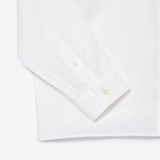 Lacoste Linen Button Down White