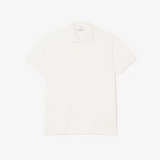 Lacoste Square Logo Polo Cream
