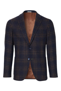 Van gils Elray jacket with checked pattern Blue