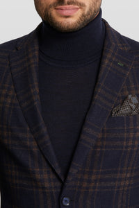 Van gils Elray jacket with checked pattern Blue