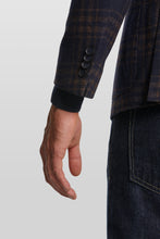 Load image into Gallery viewer, Van gils Elray jacket with checked pattern Blue

