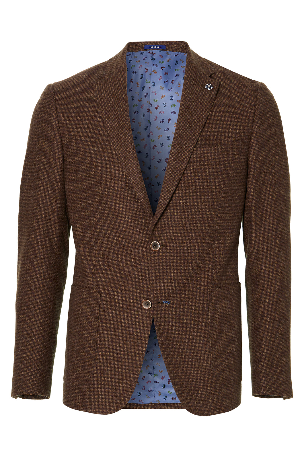 van gils ELRAY SOFT FL Elray melange jacket Brown